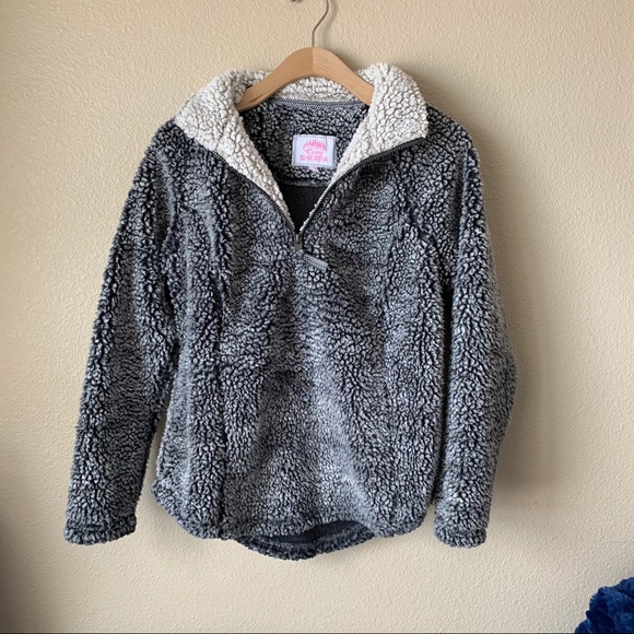 Tops - Cozy Sherpa Quarter Zip